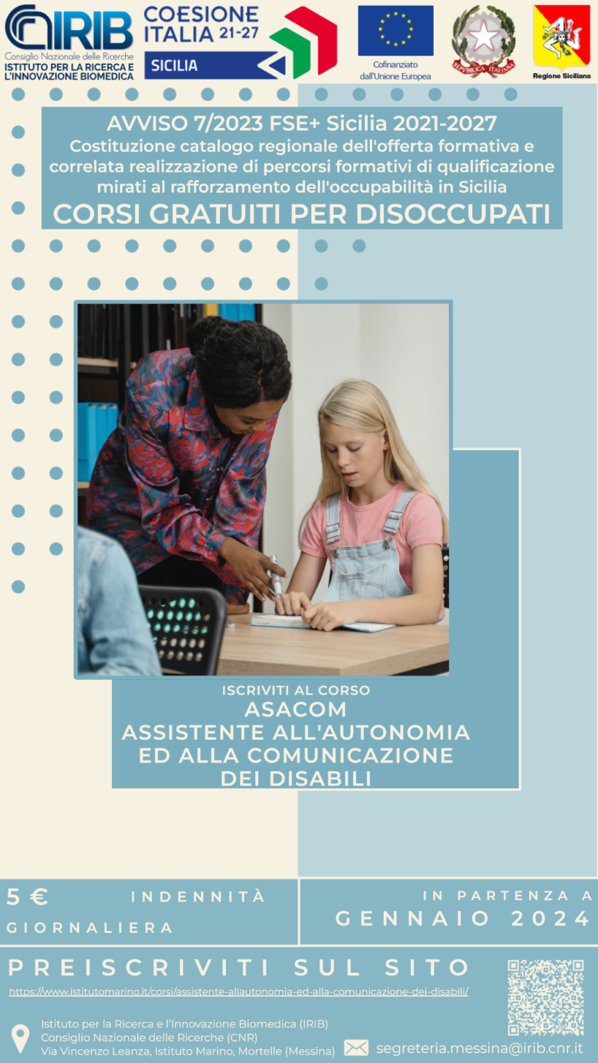 Assistente all’autonomia ed alla comunicazione dei disabili – ASACOM